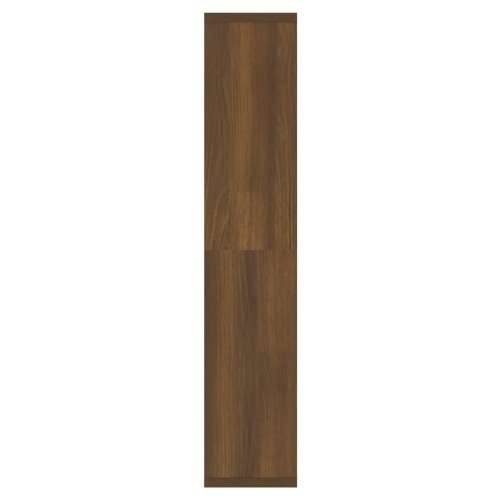 Ormarić s ogledalom LED boja smeđeg hrasta 91x15x76,5 cm - Smeđi hrast 1 Cijena