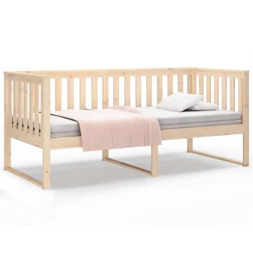 Dnevni krevet bez madraca 90 x 200 cm od masivne borovine - Prirodna 90 x 200 cm Cijena