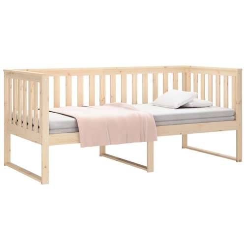 Dnevni krevet bez madraca 90 x 200 cm od masivne borovine - Prirodna 90 x 200 cm Cijena