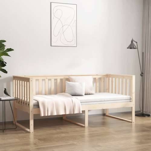 Dnevni krevet bez madraca 90 x 200 cm od masivne borovine - Prirodna 90 x 200 cm Cijena