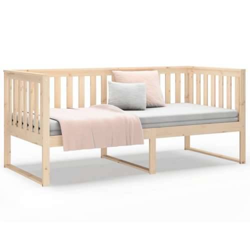 Dnevni krevet bez madraca 90 x 200 cm od masivne borovine - Prirodna 90 x 200 cm Cijena