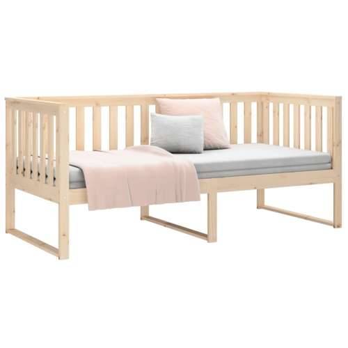 Dnevni krevet bez madraca 90 x 200 cm od masivne borovine - Prirodna 90 x 200 cm Cijena