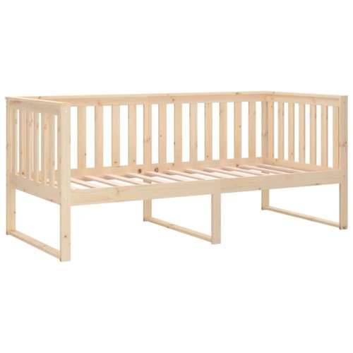Dnevni krevet bez madraca 90 x 200 cm od masivne borovine - Prirodna 90 x 200 cm Cijena