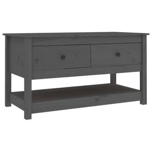 Stolić za kavu sivi 102x49x55 cm od masivne borovine - Siva 1 Cijena