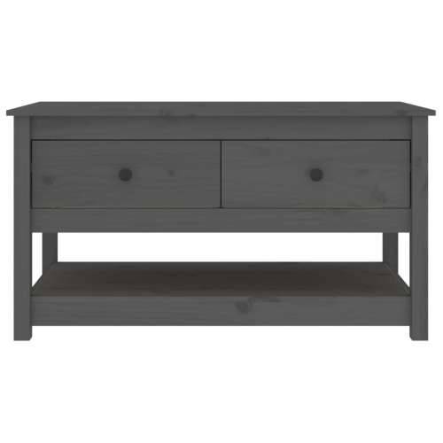 Stolić za kavu sivi 102x49x55 cm od masivne borovine - Siva 1 Cijena