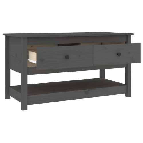 Stolić za kavu sivi 102x49x55 cm od masivne borovine - Siva 1 Cijena