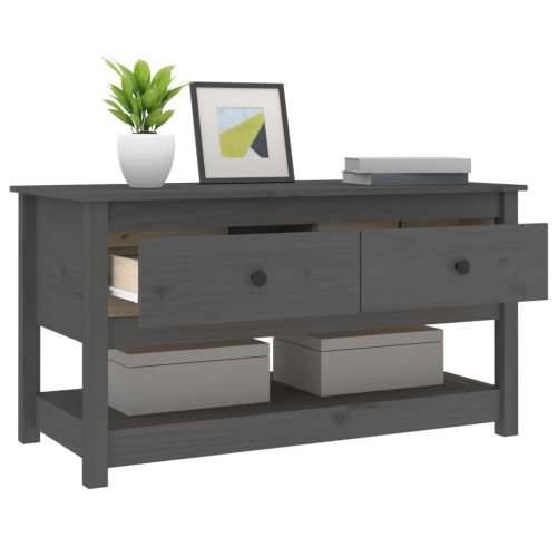 Stolić za kavu sivi 102x49x55 cm od masivne borovine - Siva 1 Cijena