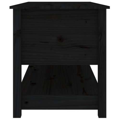 Stolić za kavu crni 102x49x55 cm od masivne borovine - Crna 1 Cijena