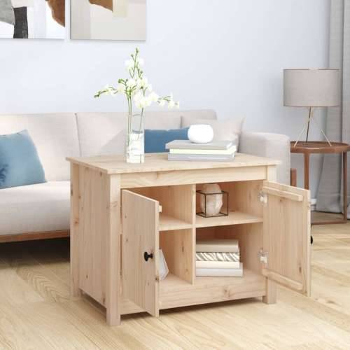 Stolić za kavu 71 x 49 x 55 cm od masivne borovine - Prirodna 1 Cijena