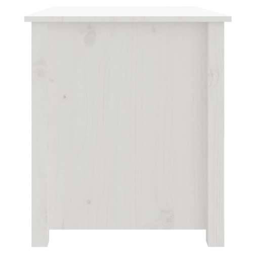 Stolić za kavu bijeli 71 x 49 x 55 cm od masivne borovine - Bijela 1 Cijena