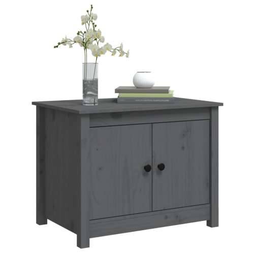 Stolić za kavu sivi 71 x 49 x 55 cm od masivne borovine - Siva 1 Cijena