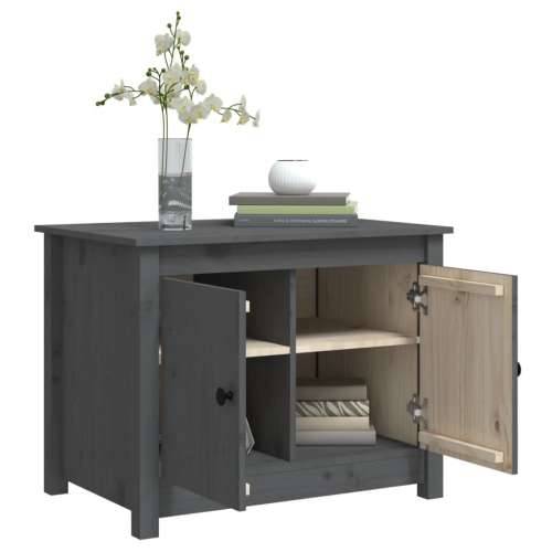 Stolić za kavu sivi 71 x 49 x 55 cm od masivne borovine - Siva 1 Cijena