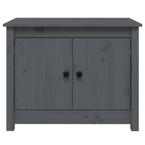 Stolić za kavu sivi 71 x 49 x 55 cm od masivne borovine - Siva 1 Cijena
