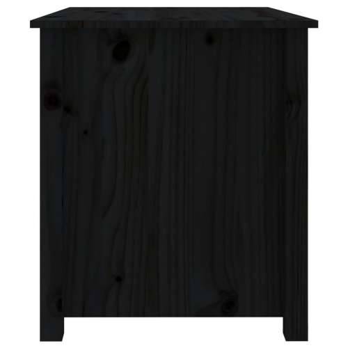 Stolić za kavu crni 71 x 49 x 55 cm od masivne borovine - Crna 1 Cijena