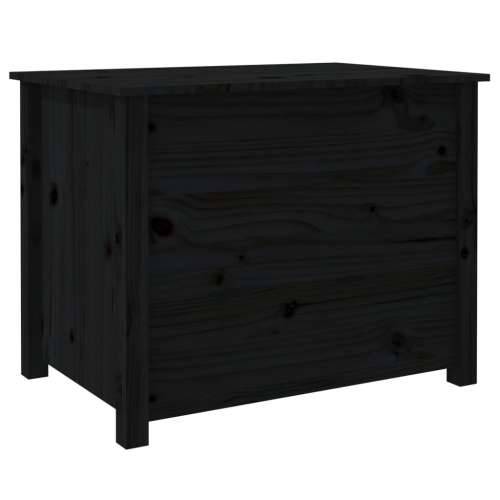Stolić za kavu crni 71 x 49 x 55 cm od masivne borovine - Crna 1 Cijena