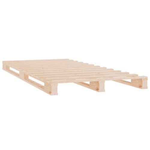 Krevet od paleta 100 x 200 cm od masivne borovine - Prirodna 100 x 200 cm Cijena