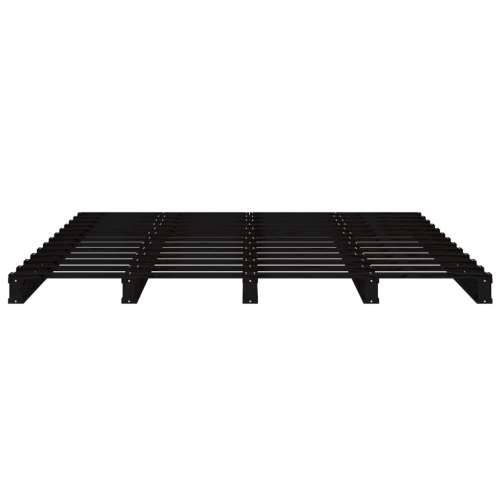 Krevet od paleta crni 120 x 200 cm od masivne borovine - Crna 120 x 200 cm Cijena