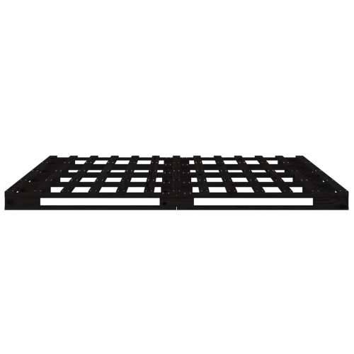 Krevet od paleta crni 120 x 200 cm od masivne borovine - Crna 120 x 200 cm Cijena