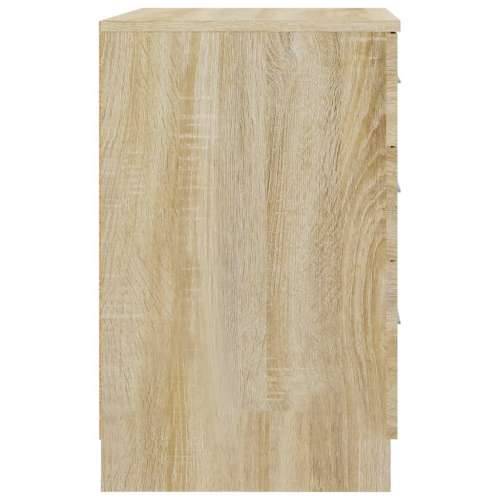 Noćni ormarić boja hrasta 40 x 40 x 63 cm od konstruiranog drva - sonoma hrast 1 Cijena