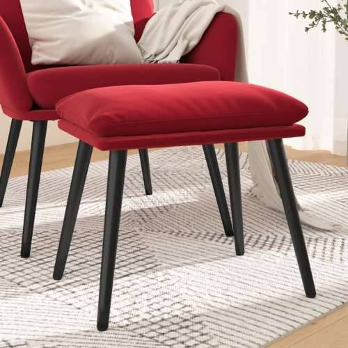 Tabure crvena boja vina 45x29,5x35 cm baršunasti - boja crnog vina 1 Cijena