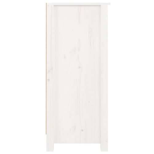 Komoda bijela 40x35x80 cm od masivne borovine - Bijela 1 Ormarić s 3 ladice Cijena
