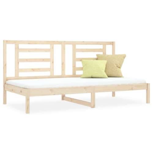Dnevni krevet bez madraca 90 x 200 cm od masivne borovine - Prirodna 90 x 200 cm Cijena