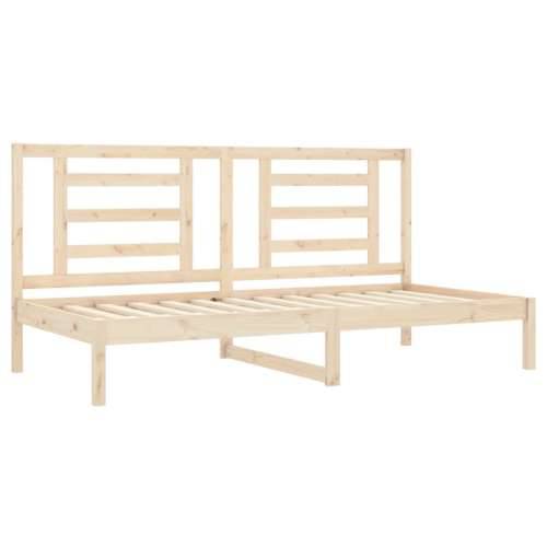 Dnevni krevet bez madraca 90 x 200 cm od masivne borovine - Prirodna 90 x 200 cm Cijena