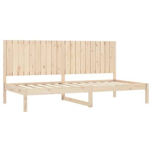Dnevni krevet bez madraca 90 x 200 cm od masivne borovine Cijena
