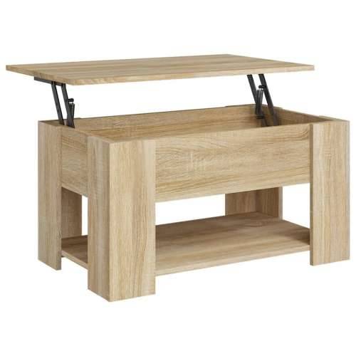 Stolić za kavu boja hrasta 79 x 49 x 41 cm konstruirano drvo - sonoma hrast 79 x 49 x 42.5 cm 1 Cijena