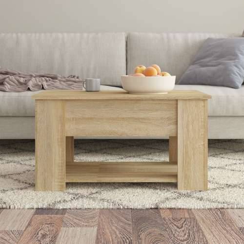 Stolić za kavu boja hrasta 79 x 49 x 41 cm konstruirano drvo - sonoma hrast 79 x 49 x 42.5 cm 1 Cijena