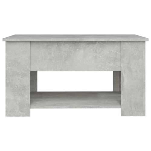 Stolić za kavu boja betona 79 x 49 x 41 cm konstruirano drvo - Beton siva 79 x 49 x 42.5 cm 1 Cijena