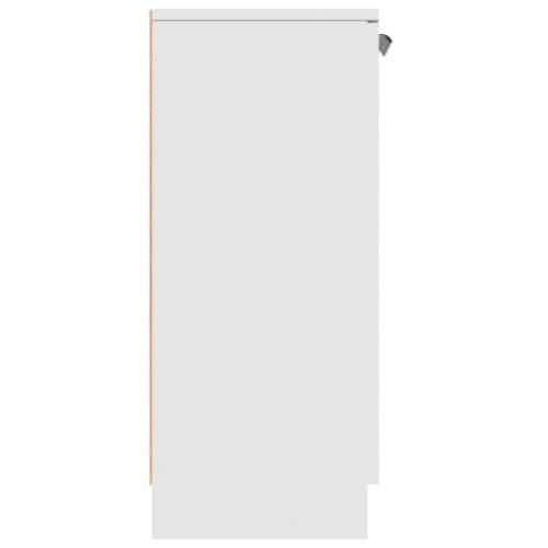 Komoda bijela 60x30x70 cm od konstruiranog drva - Bijela 1 Cijena
