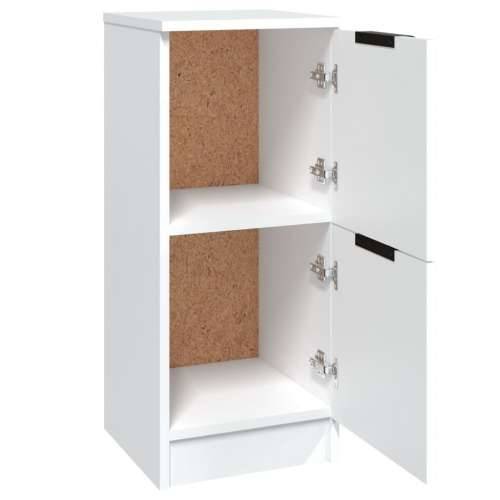 Komode 2 kom bijele 30 x 30 x 70 cm od konstruiranog drva - Bijela 2 Cijena