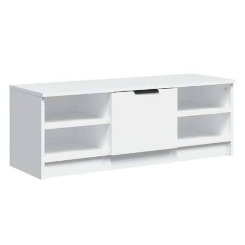 TV ormarić bijeli 102 x 35,5 x 36,5 cm od konstruiranog drva - Bijela 1 Cijena