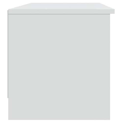 TV ormarić bijeli 102 x 35,5 x 36,5 cm od konstruiranog drva - Bijela 1 Cijena