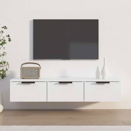 Zidni ormarić bijeli 102 x 30 x 20 cm od konstruiranog drva - Bijela 1 Cijena