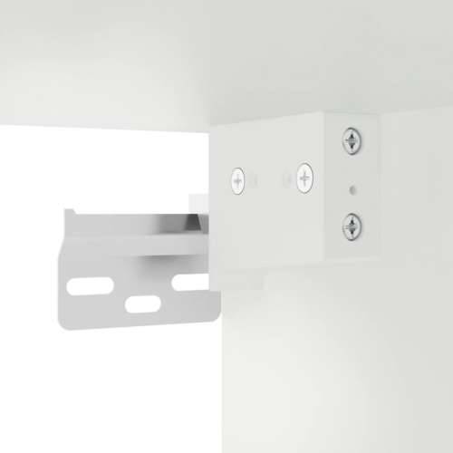 Zidni ormarić bijeli 102 x 30 x 20 cm od konstruiranog drva - Bijela 1 Cijena
