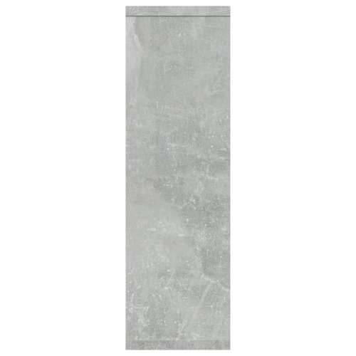 Zidna polica siva boja betona 85x16x52,5 cm konstruirano drvo Cijena