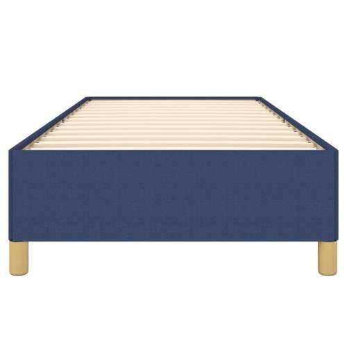 Okvir za krevet plavi 90x200 cm od tkanine Cijena