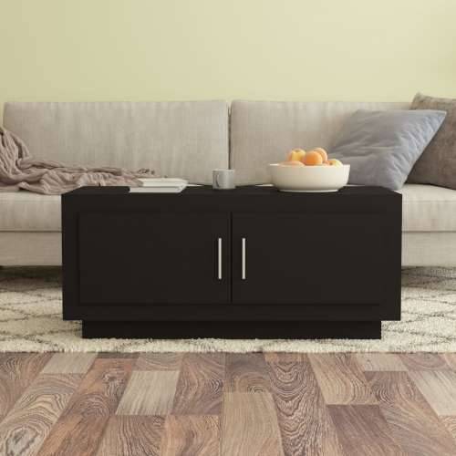 Stolić za kavu crni 102 x 50 x 45 cm od konstruiranog drva - Crna 1 Cijena