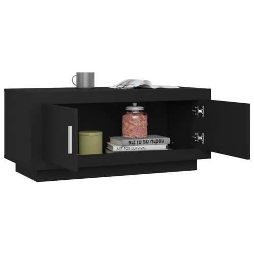 Stolić za kavu crni 102 x 50 x 45 cm od konstruiranog drva - Crna 1 Cijena