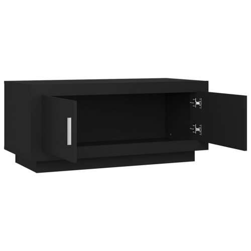 Stolić za kavu crni 102 x 50 x 45 cm od konstruiranog drva - Crna 1 Cijena