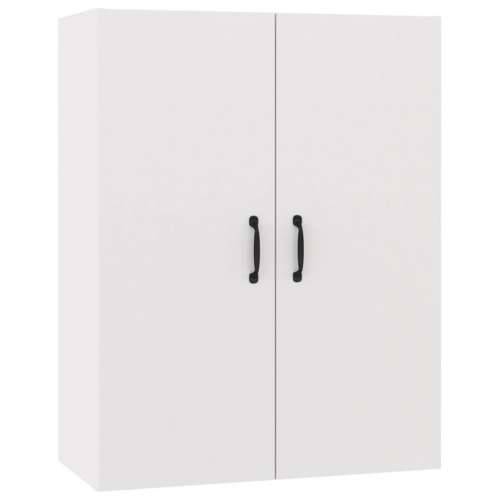 Viseći ormarić bijeli 69,5 x 34 x 90 cm od konstruiranog drva - Bijela 1 Cijena