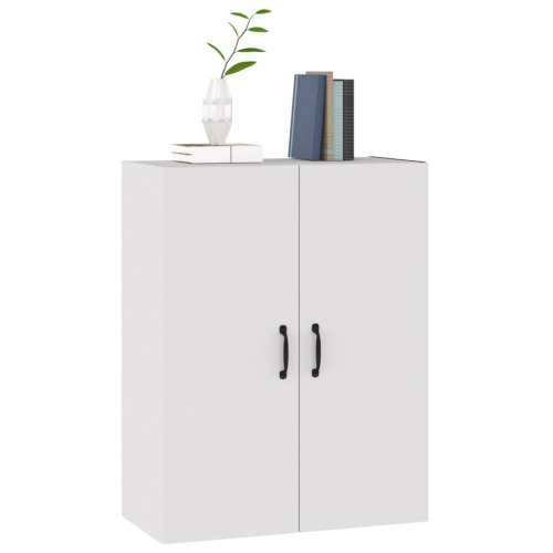Viseći ormarić bijeli 69,5 x 34 x 90 cm od konstruiranog drva - Bijela 1 Cijena