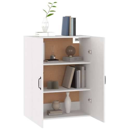 Viseći ormarić bijeli 69,5 x 34 x 90 cm od konstruiranog drva - Bijela 1 Cijena