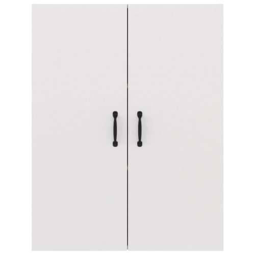 Viseći ormarić bijeli 69,5 x 34 x 90 cm od konstruiranog drva - Bijela 1 Cijena
