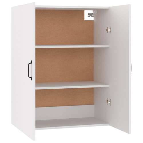Viseći ormarić bijeli 69,5 x 34 x 90 cm od konstruiranog drva - Bijela 1 Cijena