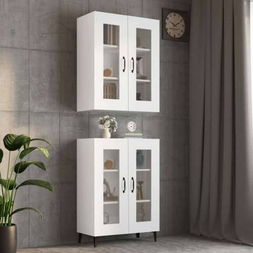 Viseći zidni ormarić bijeli 69,5 x 34 x 90 cm - Bijela 1 Cijena