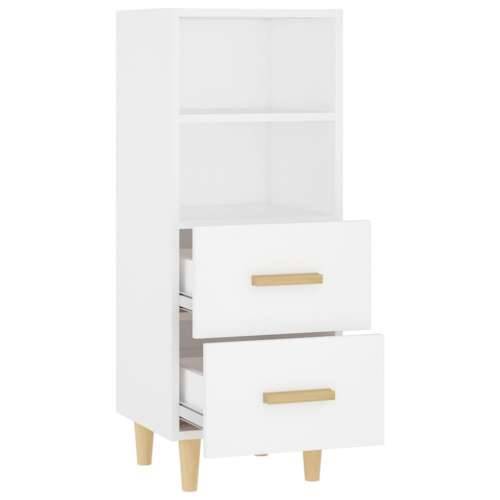 Komoda bijela 34,5 x 34 x 90 cm od konstruiranog drva - Bijela 1 Cijena