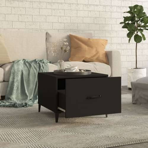 Stolić za kavu s metalnim nogama 2 kom crni 50 x 50 x 40 cm - Crna 2 Cijena